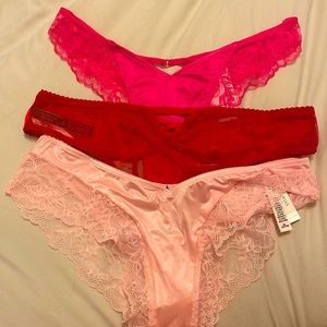 Victoria’s Secret Valentines underwear bundle